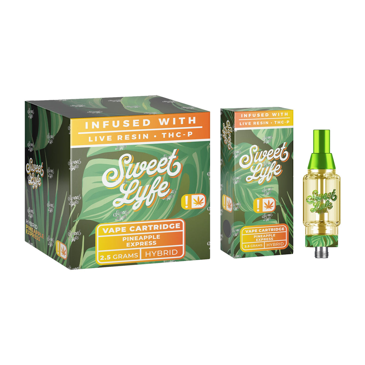 Sweet Lyfe Live Resin Delta-8 + THC-P Cartridges