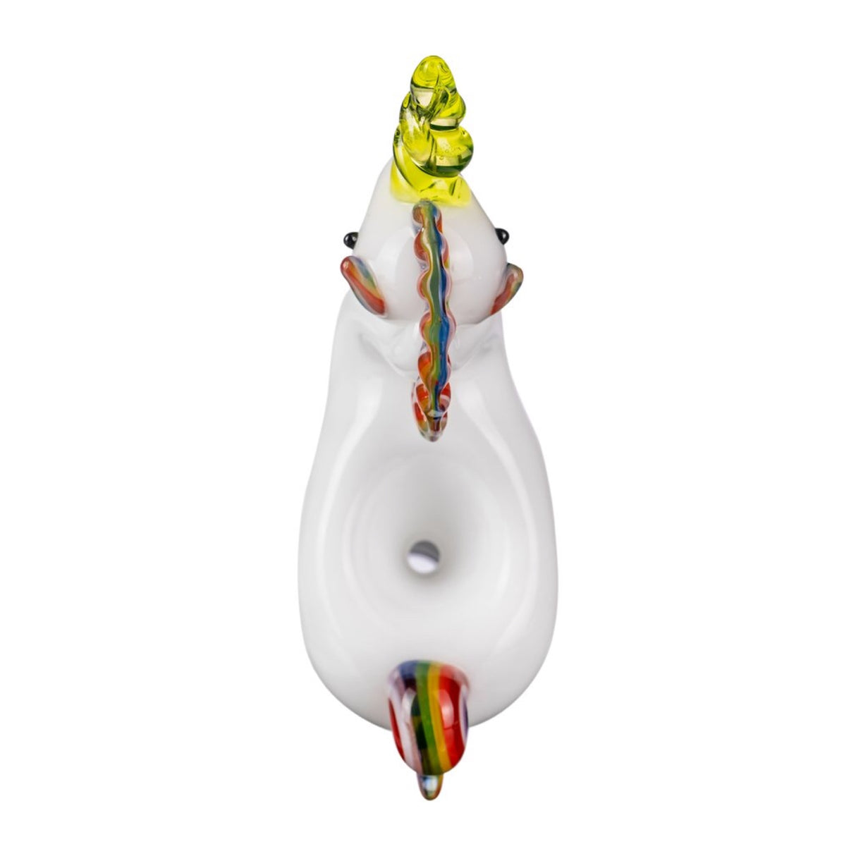 Empire Glassworks UV Rainbow Unicorn Bowl Piece 🌈