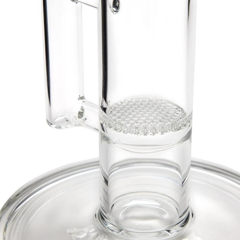 Grav® 16” Straight Tube Honeycomb Perc Water Pipe 