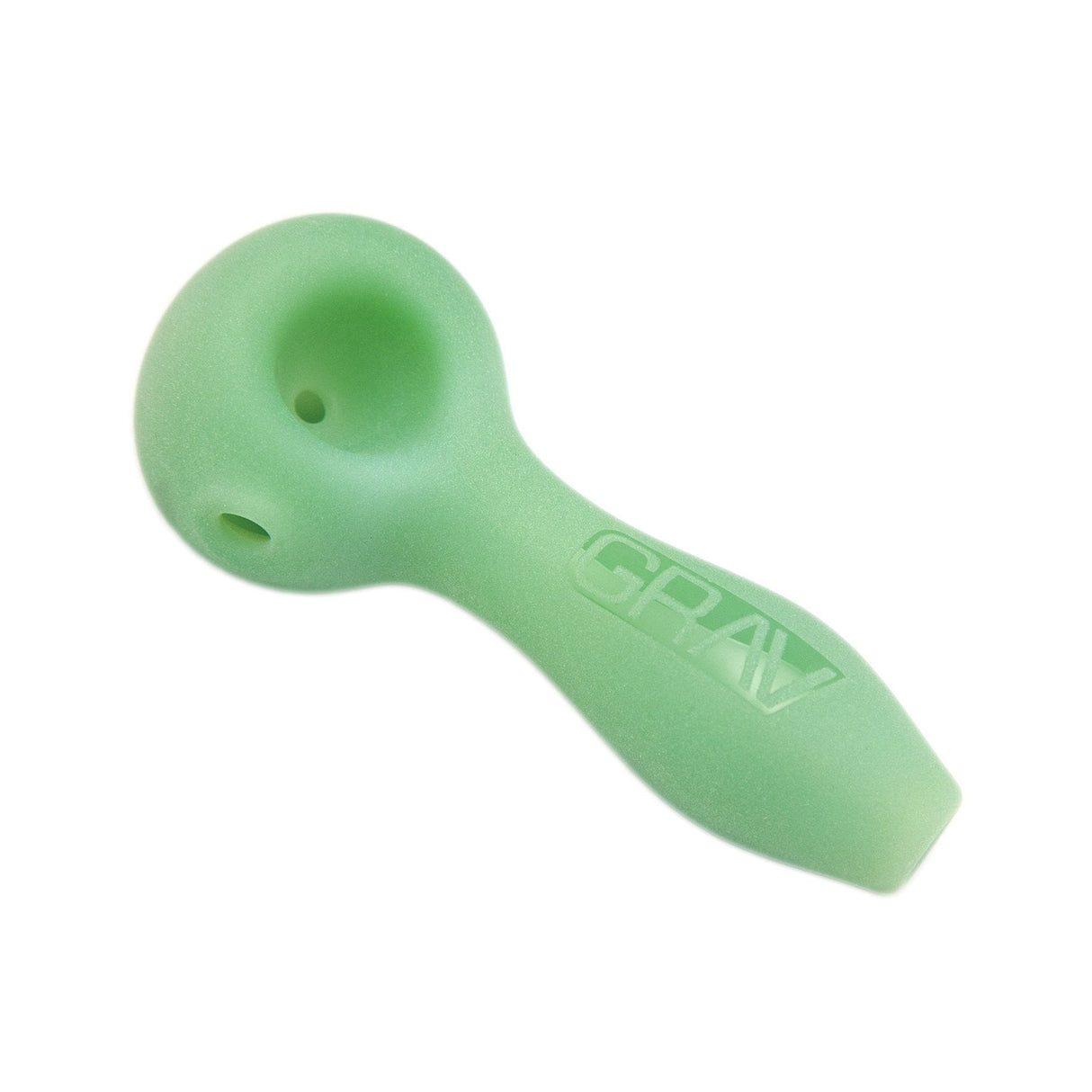 Grav® 4” Sandblasted Spoon Pipe 