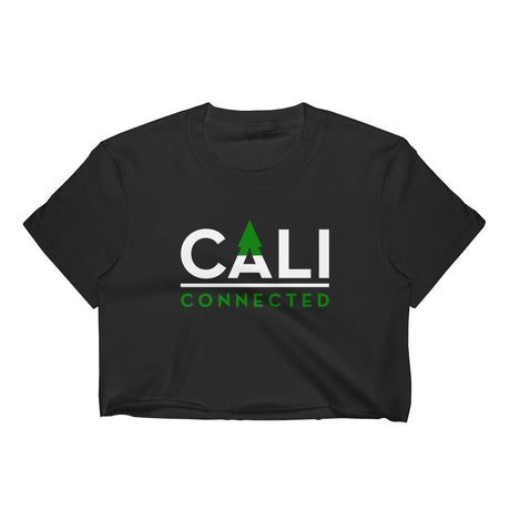 CaliConnected Women's Black Crop Top 