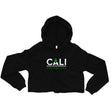 CaliConnected Black Crop Top Hoodie 