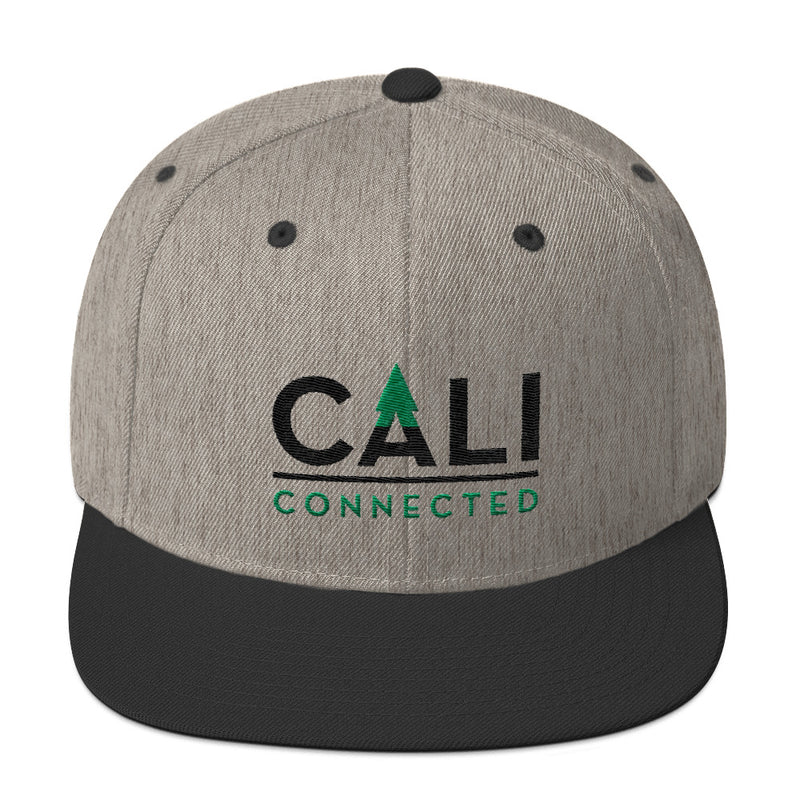 CaliConnected Wool Snapback Hat 