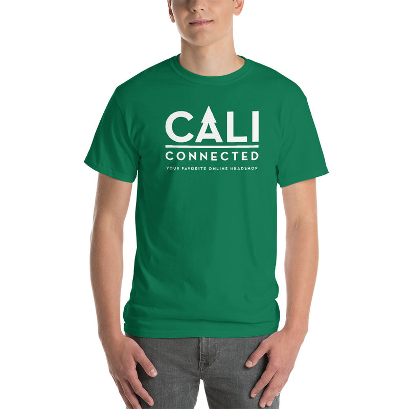 CaliConnected Green Cotton Tee Shirt 