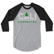 CaliConnected 3/4 Sleeve Raglan Tee 