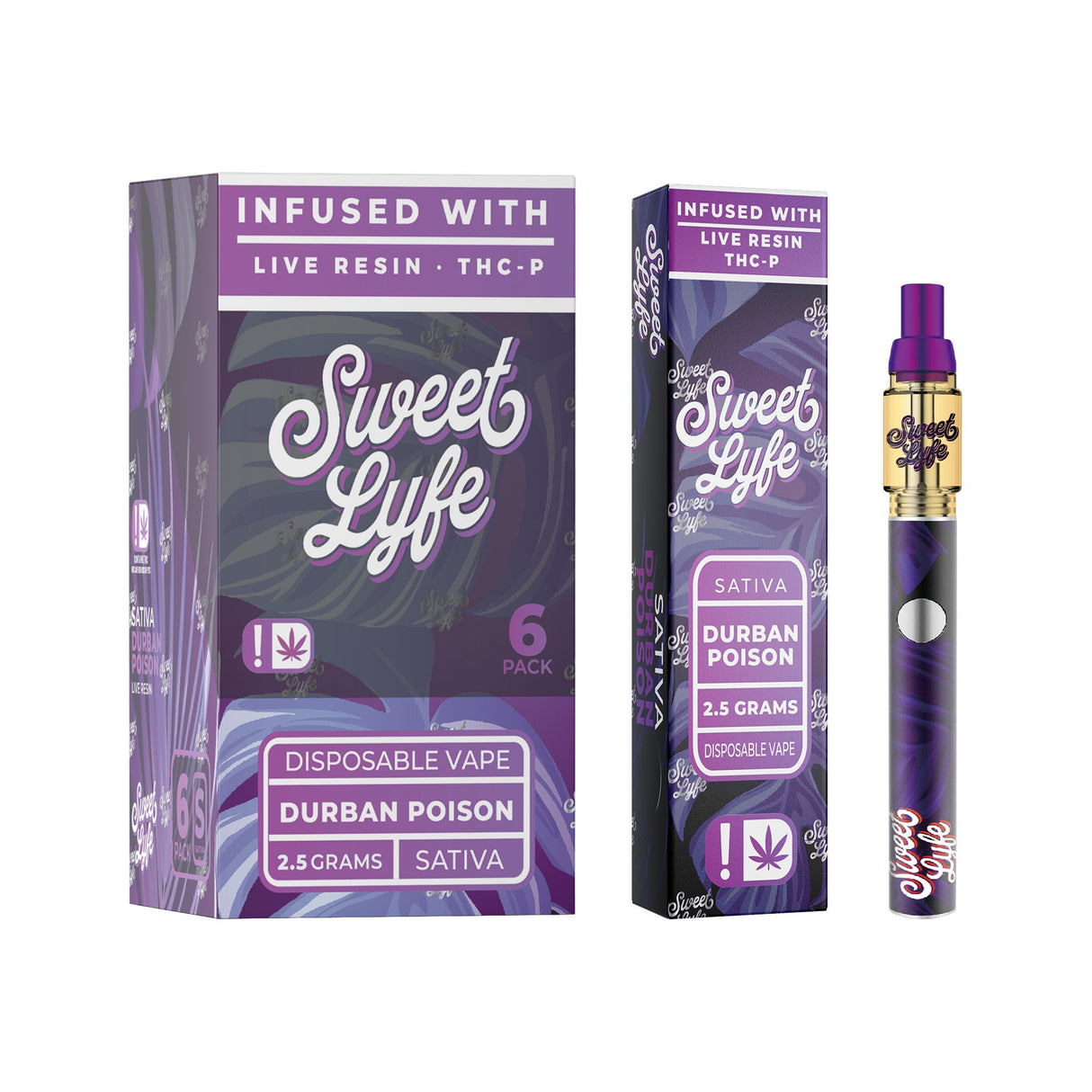Sweet Lyfe Live Resin Delta 8 + THC-P Vape Pen