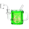 Pulsar Coffee Cup Glycerin Dab Rig Green