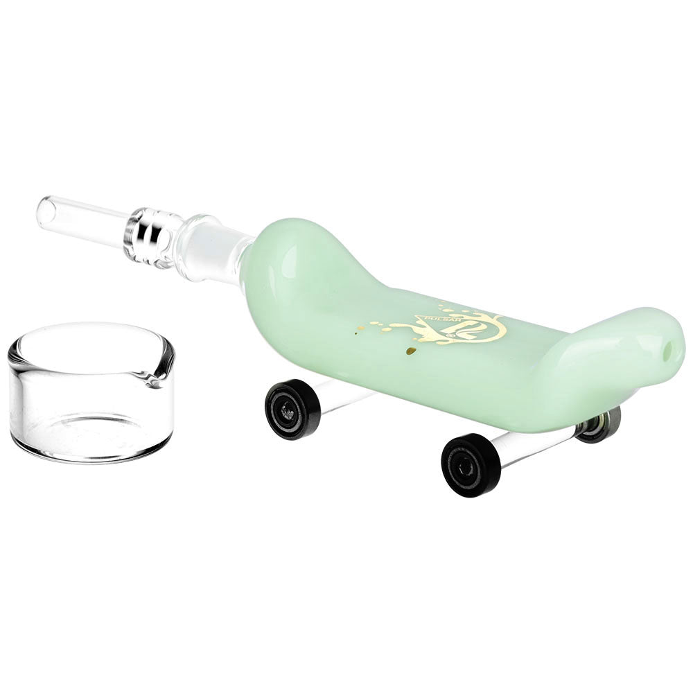 Pulsar SK8 Rolling Skateboard Dab Straw & Dish