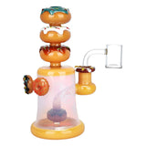 Pulsar Triple Stack Donut Dab Rig Blue