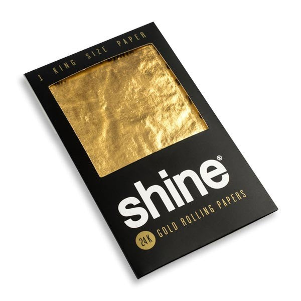 Shine® 24K Gold King Size Rolling Paper 