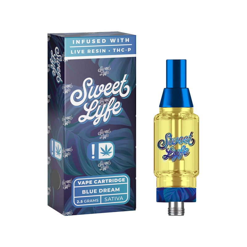 Sweet Lyfe Live Resin Delta-8 + THC-P Cartridges