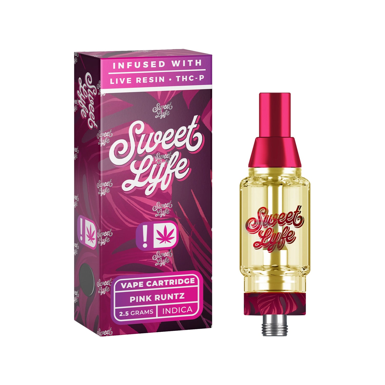 Sweet Lyfe Live Resin Delta-8 + THC-P Cartridges