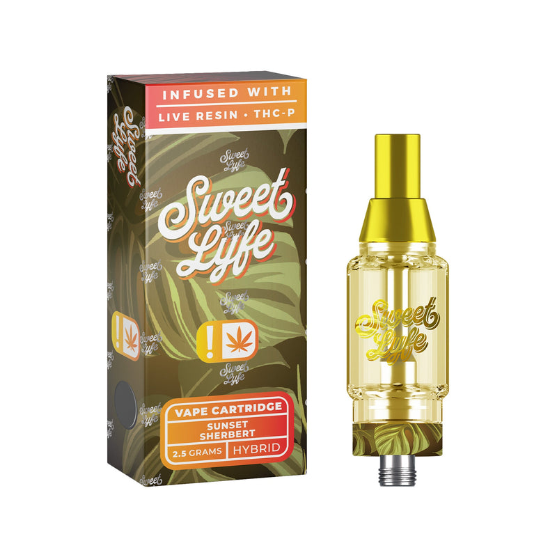 Sweet Lyfe Live Resin Delta-8 + THC-P Cartridges