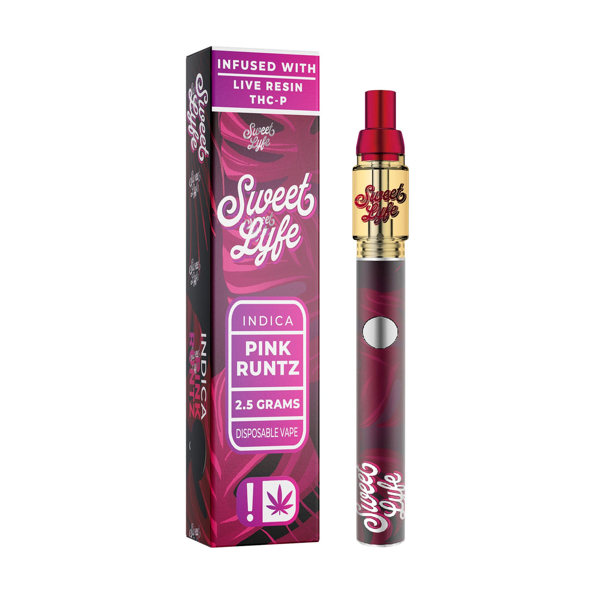 Sweet Lyfe Live Resin Delta 8 + THC-P Vape Pen